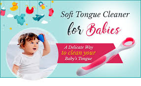 Finish the cleaning by massaging the gums and cheeks of the child. Amazon Com Healthandyoga Tm Soft Tongue Cleaner For Babies Delicate Cleaning Colors May Vary Health Personal Care