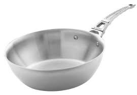 De Buyer 3753 24 Mont Bleu Conical Sautg C Pan 9 5 Inch Saute Pan Pan Saute