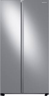 If there is no ice in your samsung refrigerator, check the manual of the fridge to find the location of the test or reset button for the samsung fridge model you own. Samsung 28 Cu Ft Side By Side Refrigerator With Wifi And Large Capacity Fingerprint Resistant Stainless Steel Rs28a500asr Aa Best Buy