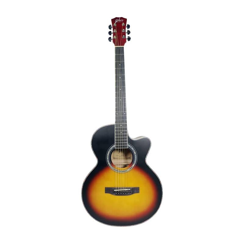 GIBZ'S GUITARS G-39M MATT ACOUSTIC GUITAR WITH TRUSS ROD product image