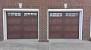Chi Walnut Garage Door