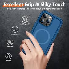 Amazon.com: Red2Fire Strong Magnetic for iPhone 12 Pro Max Case,  [Compatible with MagSafe] [Military Grade Drop Protection] Non-Slip Heavy  Duty ...