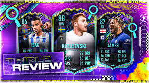 Ea sports have confirmed fifa 21 future stars team 1 is coming soon in ultimate team, so we've made some predictions for those erling haaland was named a future star last year. Future Stars Player Reviews 87 James 88 Kulusevski 86 Isak Fifa 21 Ultimate Team Youtube