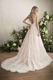 T202014 Illusion Neckline Tulle Ball Gown Wedding Dress With Embroidery Beading Wedding Dresses Beaded Wedding Dress Types Illusion Wedding Dress