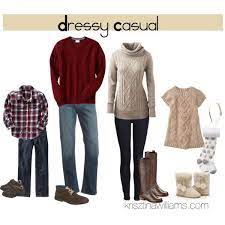 Dressy Casual Look For Holiday Family Photos By Krisztinawilliams On Polyvore Fea Family Portrait Outfits Family Photo Outfits Winter Fall Family Photo Outfits