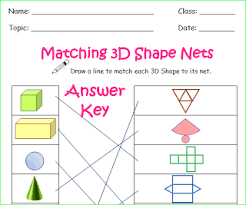 Nyla S Crafty Teaching Free Worksheets For 3d Shapes Math School Math Activities Elementary Math Lessons