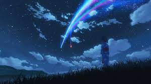 Maybe you would like to learn more about one of these? 4512162 Kimi No Na Wa Comet Makoto Shinkai Starry Night Wallpaper Mocah Hd Wallpapers