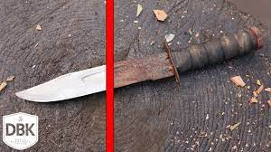 Restoring A Rusty Knife What S More Satisfying Youtube