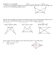 Geometry 4 7 Worksheet Name Period _____ 1 Sketch The