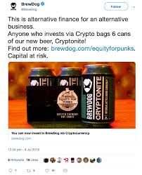 Brewdog Scrapes The Bitcoin Barrel Coin News Telegraph