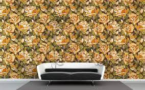 ورق حائط ورد برتقالي tanasuq printed shower curtain shower curtain shower