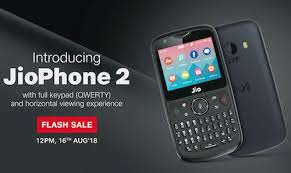 The Next India Ka Smartphone Will Go On Sale Today At 12 Pm Ist Via Jio S Official Website Reliance Jio Phone 2 Is Priced At Rs 2 Sale Today Phone Flash Sale