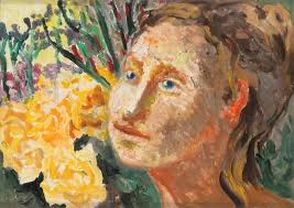 Nate Dunn "yellow Flowers" Painting