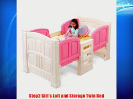 Sold by ami ventures inc. Step2 Girl S Loft And Storage Twin Bed Video Dailymotion