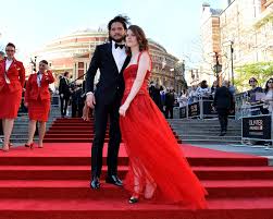 They allowed people to film and take photos outside the church ; Rose Leslie Wears Engagement Ring From Kit Harington First Look