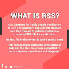 What Is Rss Rss Standing For Really Simple Syndication Or Rich Site Summary Uses Several Standard Web Feed Formats To Publ In 2020 Learn Wordpress Rss Feed Summary