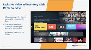 Amazon Wants To Take On Ott Heavyweights Like Roku For Advertising Dollars Here S The Pitch Deck It S Using To Sell Marketers Video Ads Video Ads Video Channel Video Advertising