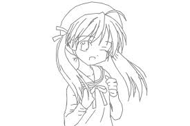 More online art lessons, art challenges, drawing challenge ideas, and fun fridays on my chann. Cute Little Anime Girl A Black White Speedpaint Drawing By Artfreaksue Queeky Draw Paint