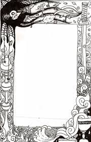 Konekomerashi Tarot Card Border Jpg 825 1280 Dibujos Bonitos Dibujos Bonito