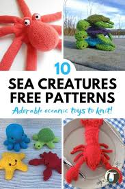 Maybe you would like to learn more about one of these? 10 Free Sea Creatures Knitting Patterns Blog Nobleknits