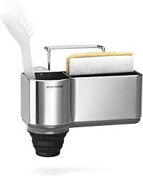 Shop this extensive collection of kitchen sink caddies to help keep your kitchen organized and tidy. Amazon Com Simplehuman Sink Caddy Sponge Holder Brushed Stainless Steel Home Kitchen