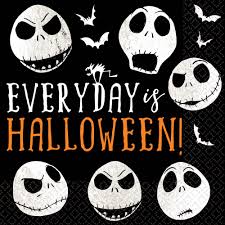Shop target for tableware you will love at great low prices. Amscan Halloween Disney Tim Burton S Nightmare Before Christmas 6 5 Basic Paper Disposable Dinner Napkins Wayfair