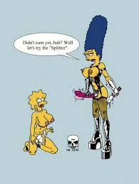 Marge Simpson BDSM dildo - Your Cartoon Porn action