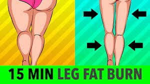 15 Min Leg Fat Burn Exercises At Home - Youtube