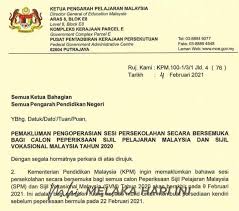 Oleh itu memang ada mata pelajaran yang tiada menyediakan sijil. Sesi Persekolahan Bersemuka Bagi Calon Spm Svm Tamat Lusa