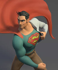 Kaleb Rice Superman Sculpt Boy jumps illustration, cartoon child illustration, excited boy jumping material transparent background png clipart. kaleb rice superman sculpt