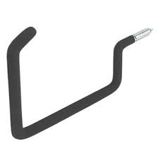 Ideal for large tools, such as picks and shovels. Smith Locke Heavy Duty Screw In Anti Slip Square Storage Hook Black 158mm Storage Hooks Screwfix Com