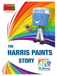 harris paints story celebrating 40 years of colour by