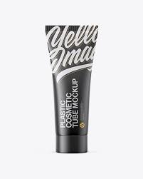Matte Plastic Cosmetic Tube Mockup In Tube Mockups On Yellow Images Object Mockups Mockup Free Psd Free Mockup Mockup