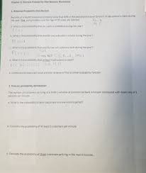 Under what conditions is a normal probability distribution a good approximation for a discrete binomial distribution? Solved Chapter S Discrete Probability Distributions Work Chegg Com