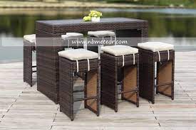 This bar stool combines a simple and classic design with great comfort and durability, and is an excellent lounging choice for any outdoor or indoor area. China Hand Woven Outdoor Rattan Bar Set Resin Wicker Patio Bar Stool Furniture China Outdoor Bar Stools Rattan Bar Set