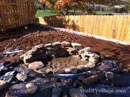 Custom firegear natural gas fire table Building A Stacked Stone Fire Pit The Diy Village