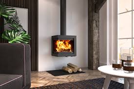 Dik Guerts Bora Corner Wood Burning Stove By The Fire