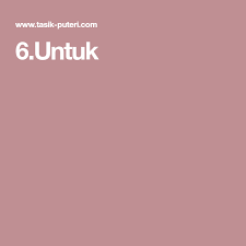6 Untuk Doa