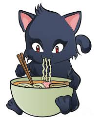 Tv 2020 temporada invierno 2020. Kawaii Cat Ramen Anime Kitty Digital Art By The Perfect Presents