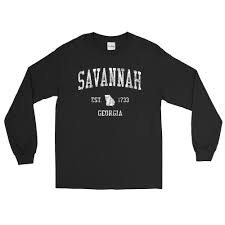 Maybe you would like to learn more about one of these? Vintage Savannah Georgia Ga Adult Long Sleeve T Shirt Unisex Jim Shorts