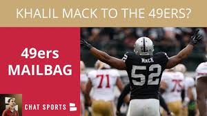 49ers Mailbag Khalil Mack Trade Alfred Morris Running Back Depth Chart George Kittle