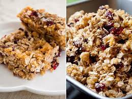 Weekend Snack Recipe Walnut Cranberry Ginger Power Bars Snack Bar Recipes Weekend Snacks Recipes