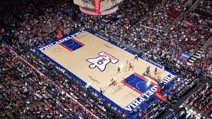 A 76ers fan dumps popcorn on russell westbrook as he heads to the locker room, and the fan is ejected from the arena. Philadelphia 76ers Unveil Spirit Of 76 Campaign