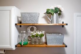With kitchen shelves, you can fit more into your space while keeping all your things easy to find (and grab). Get Budget Friendly Open Shelving Using Ikea S Granhult Brackets Sammy On State