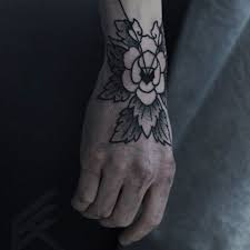 Black and grey tattoos bigest tattoo gallery of best tattoo ideas tattoo motive and designs best tattoo artists and tattoo models from all over the world. Black Flower Hand Tattoo Tattoogrid Net