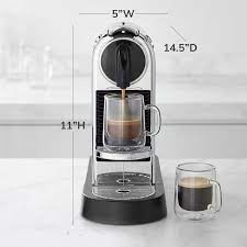 While all nespresso makers are pleasant to look at, the citiz espresso maker really places an emphasis on design. Nespresso Citiz Espresso Machine By De Longhi Williams Sonoma