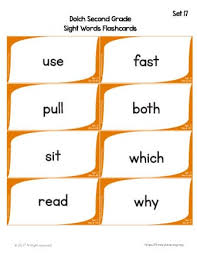 Kindergarten dolch words flash cards this list includes the sight words a child in kindergarten should know, based on the list compiled by edward william dolch in 1948. Dolch Sight Words Flashcards List 17 Primarylearning Org
