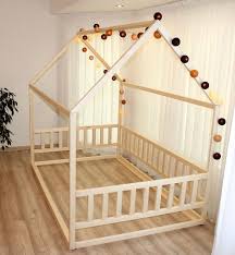 Https Home4dreams Com Toddler House Bed Without Slats Etsy In 2020 Toddler House Bed Floor Bed Kid Beds