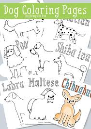 Few things in life are more universally loved than dogs. Dog Coloring Pages Free Printable Easy Peasy And Fun
