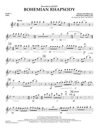 Download Bohemian Rhapsody Pt 1 Flute Sheet Music By Queen Sheet Music Plus Clarinet Sheet Music Flute Sheet Music Trumpet Sheet Music